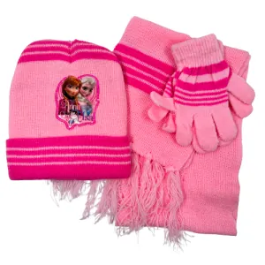 Children's scarf -cap-gloves  bode 4450 pink