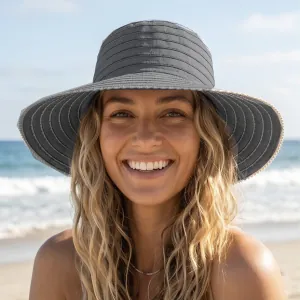 Women's hat Doca 46914 blue