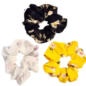 Set  3 τεμ. Scrunchie Σούρα Μαλλιών κίτρινο/άσπρο/μπλε bode 47287