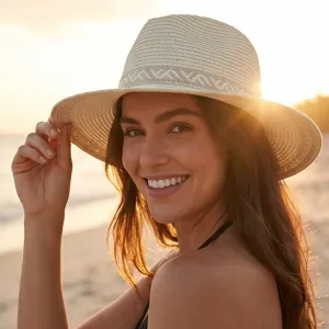 Women's hat Doca 47287 ecrou