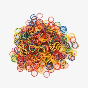 Silicone Hair Scrunchies Multicolor blue color 600 Pieces