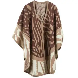 Women's poncho Verde 49-0018 taupe