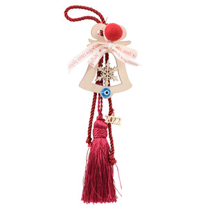 Charm wooden bell 2022 bode 5218 red