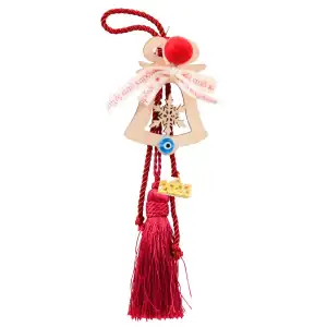 Charm wooden bell 2023 bode 5371 red