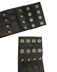 Women's belt elastic black bode 53961