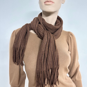 Women's scarf Doca 57023 brown
