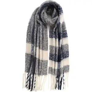  Women's scarf Doca 58349 gray 