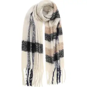  Women's scarf Doca 58350 beige black