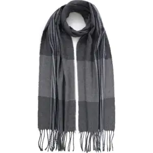 Men's scarves Doca 58371 gray