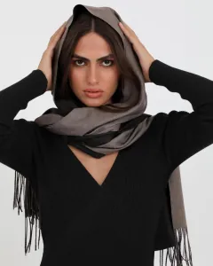 Γυναικείο κασκόλ  Doca 58714 γκρι 