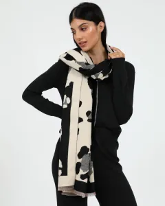 Γυναιακείο κασκόλ Doca  58740 μαύρο 