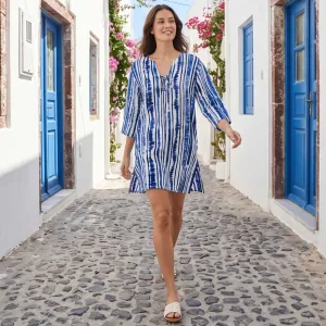 Women's Beach Kaftan platinum blue