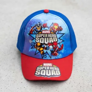 Παιδικό jockey Καπέλο Αγόρι με Σχέδιο Super Hero Squad – μπλε bode 6512BLU