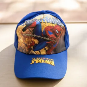 Παιδικό Καπέλο jockey Αγόρι με Σχέδιο Spider-man – μπλε bode 6514BLU