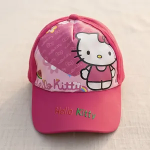 Παιδικό καπέλο jockey για κορίτσι με σχέδιο Kitty – φούξια bode 6525FUC