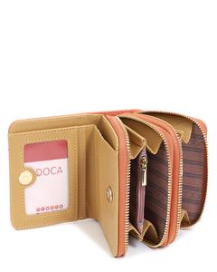 Wallet for women Doca 66066 orange 