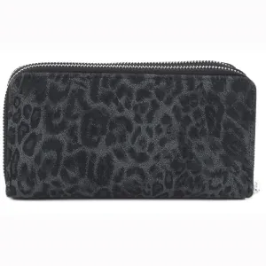 Wallet for women 67144 animal print Black 