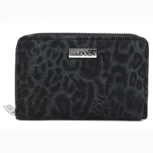 Wallet for women 67147 animal print Black 