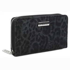 Wallet for women 67147 animal print Black 