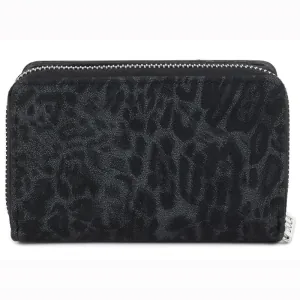 Πορτοφόλι γυναικείο Doca 67147 animal print μαύρο