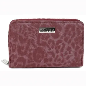 Wallet for women 67148 animal print bordeaux 