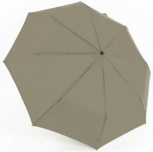 Rain Umbrella Simple with Wooden Handle beige