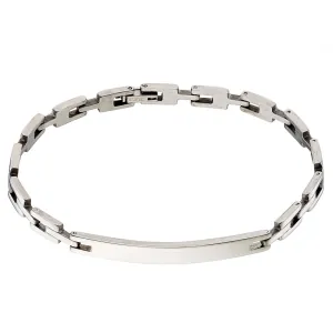 Men's Bracelet made of steel 316L silver N-00326