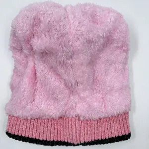 Knitted children's hat for girls bode 6395 Pink