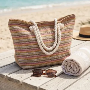 Beach bag Verde 14-0114 beige