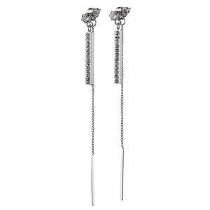 Steel earring Steel 316L silver 