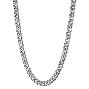 Men's 316L steel chain in silver color Art03565