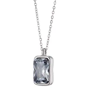 Womens necklace steel 316 L silver Art 07163