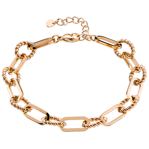 Women's steel bracelet 316L rose-gold
