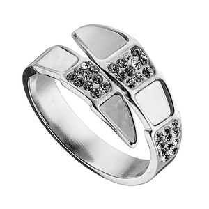 Women's ring 02455 steel 316L silver