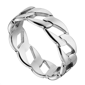 Γυναικείο δαχτυλίδι ατσάλι 316L ασημί Art 02460