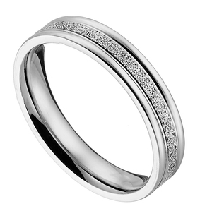 Γυναικείο δαχτυλίδι βέρα ατσάλι 316L ασημί Art 02462