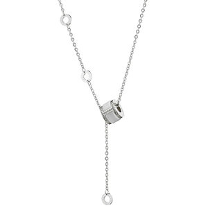 Womens necklace  steel 316 L silver ld Art 07127
