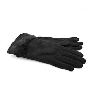 Γυναικεία γάντια σε μαύρο Verde κωδ. 02-494 