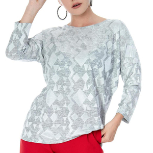 Blouse Doca 38472 grey