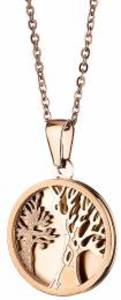  Womens necklace steel 316 L rose-gold